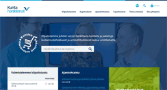 Desktop Screenshot of kuntahankinnat.fi